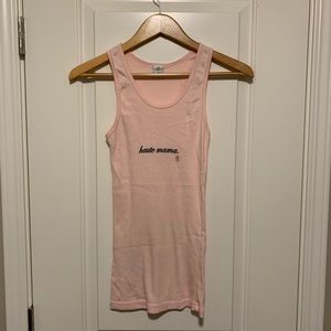 Haute Mama ribbed tank